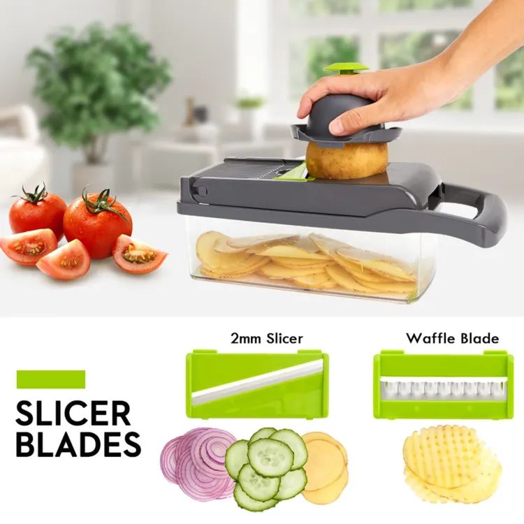 12 in 1 Nicer Dicer Chopper Vegetable Cutter Plus Salad Vegetable Fruit Cutter